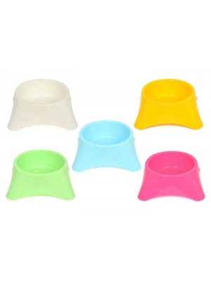 07236-CATLİFE YUVARLAK MAMA KABI MİX COLOR 11,5X5CM 12Lİ PAKET